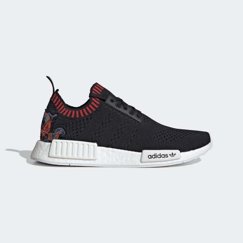 Adidas nmd r1 v2 black blue red hotsell